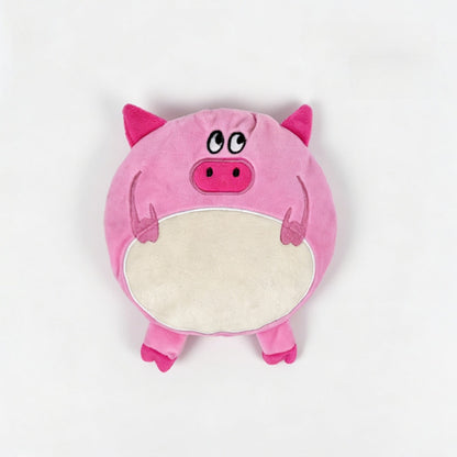 Petkin - Animal Theme Round Dog Squeaky Toy