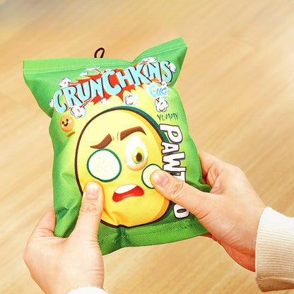 Petkin - Chips Shape Interactive Squeaky Crinkle Dog Toy