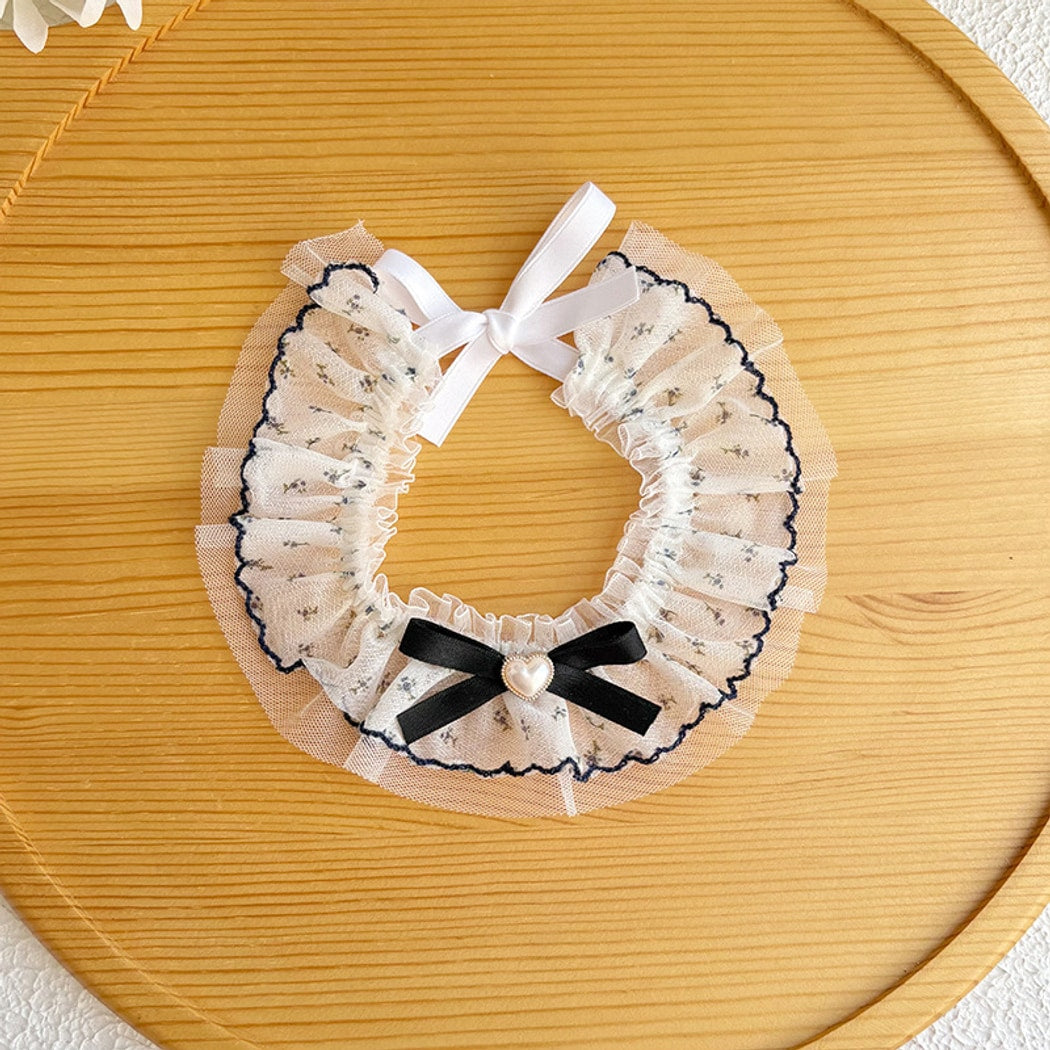 Mokka - Decorative Tiny Floral Cat Collar