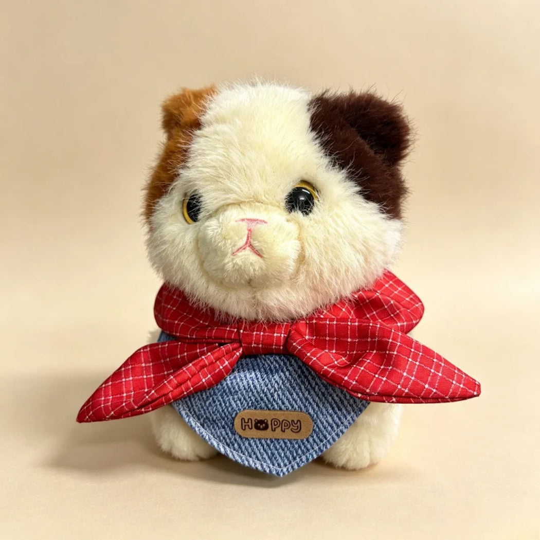 Mokka - Plaid Bow Bib Pet Neckwear