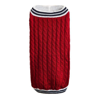 Ozzie - Round Neck Knit Pet Sweater Vest