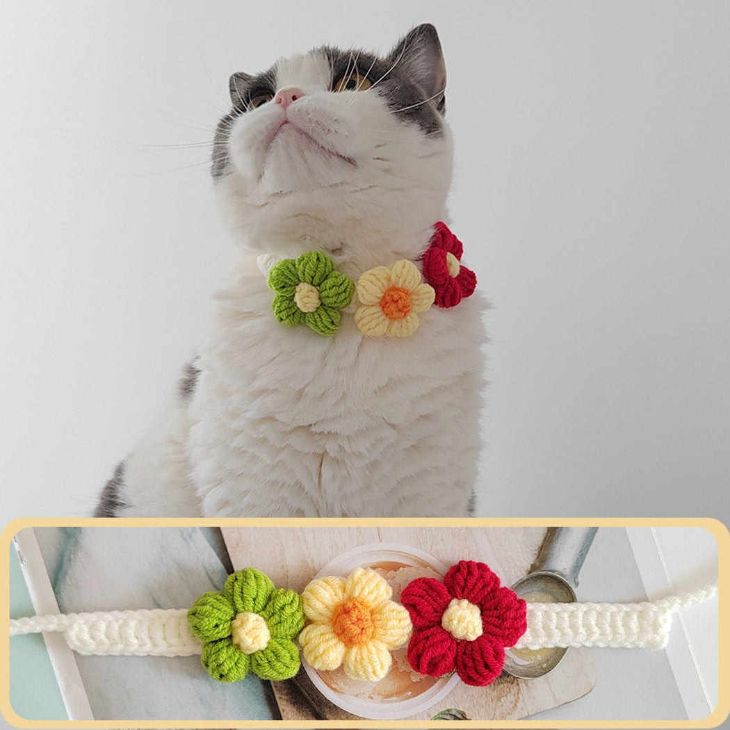 Mokka - Floral Princess Style Decorative Cat Bib