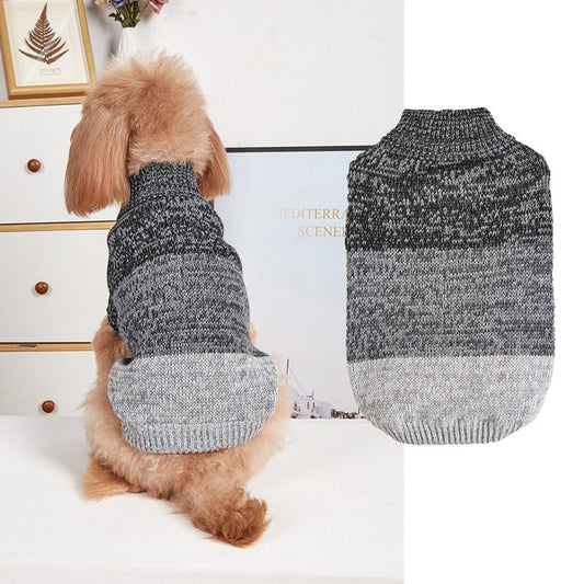 Ozzie - Gradient Turtleneck Pet Knit Sweater