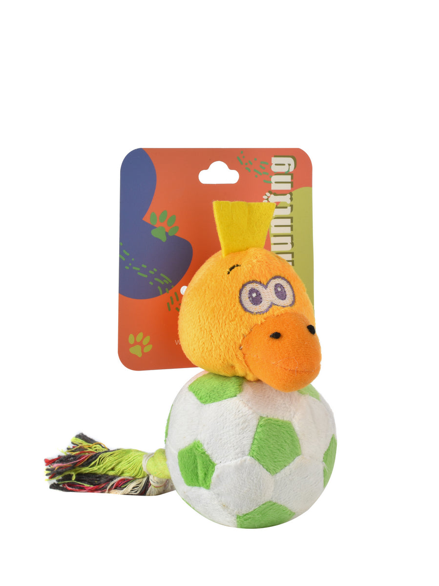 Petkin – Soccer Duck Plush Toy