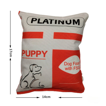 Petkin Chips Shape Dog Toy with visible branding on the surface