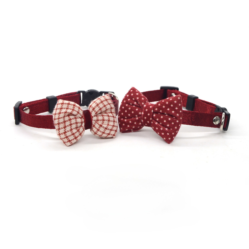 Mokka - Bow Breakaway Cat Collar
