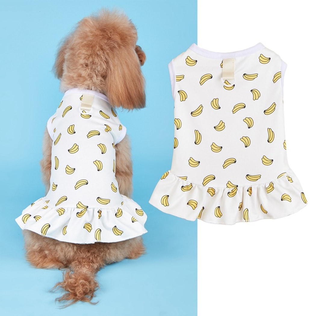 Ozzie - Playful Print Vest Style Pet Dress
