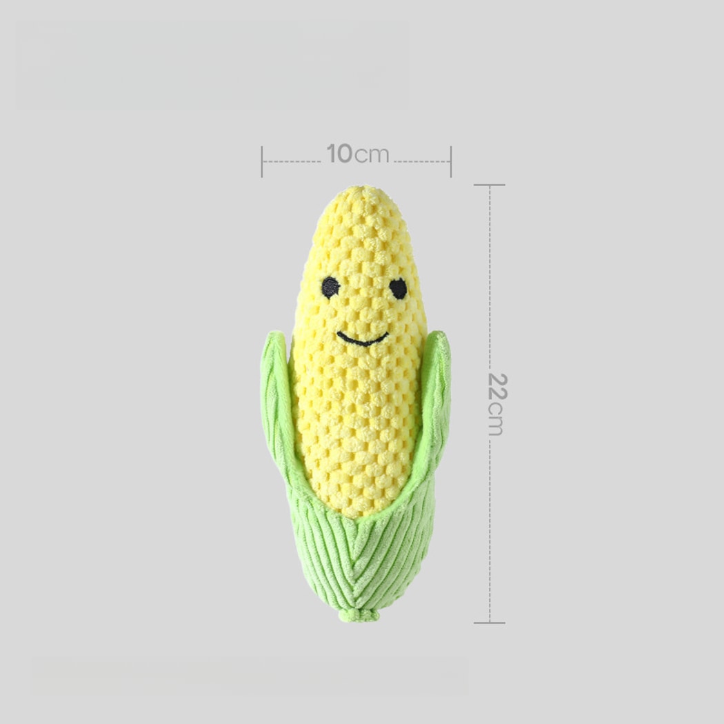 Petkin - Vegetable Character Plush Play Dog Toy