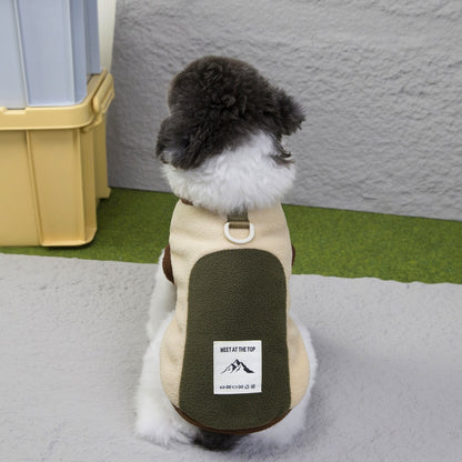 Ozzie - Color Block Two-Leg Fleece Dog Vest