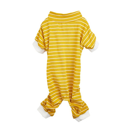 Ozzie - Striped Full-Body Pet Pajama