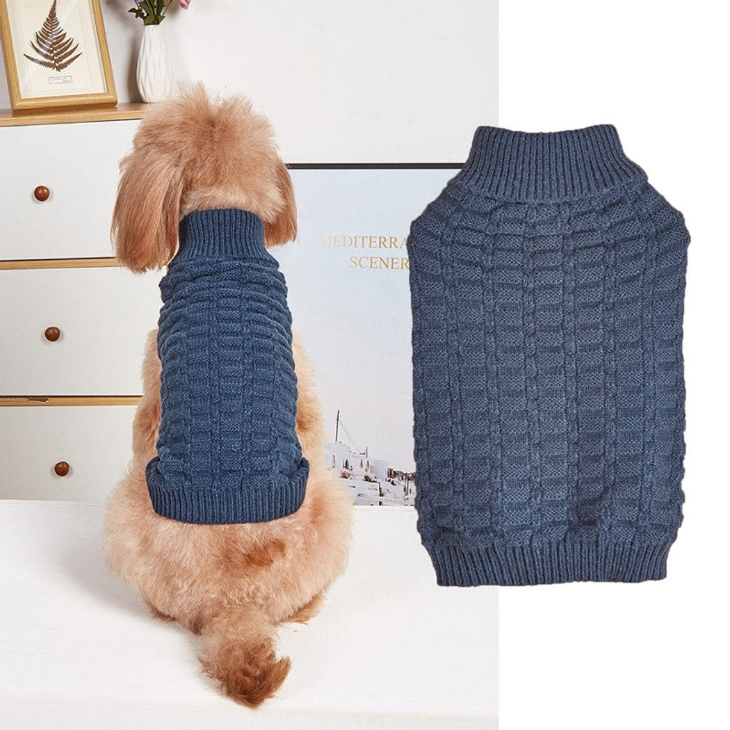 Ozzie - Dog and Cat Sweater with Ribbed Collar