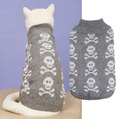 Halloweek - Halloween Skull Graphic Dog Sweater