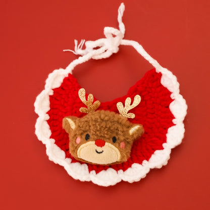 Christmoo - Festive Holiday Pattern Pet Bib