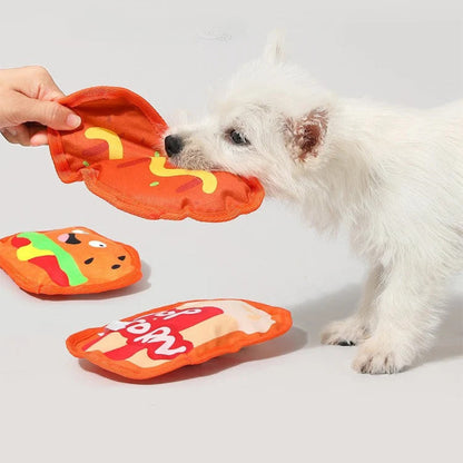Petkin -  Fast Food Snack Plush Dog Toy