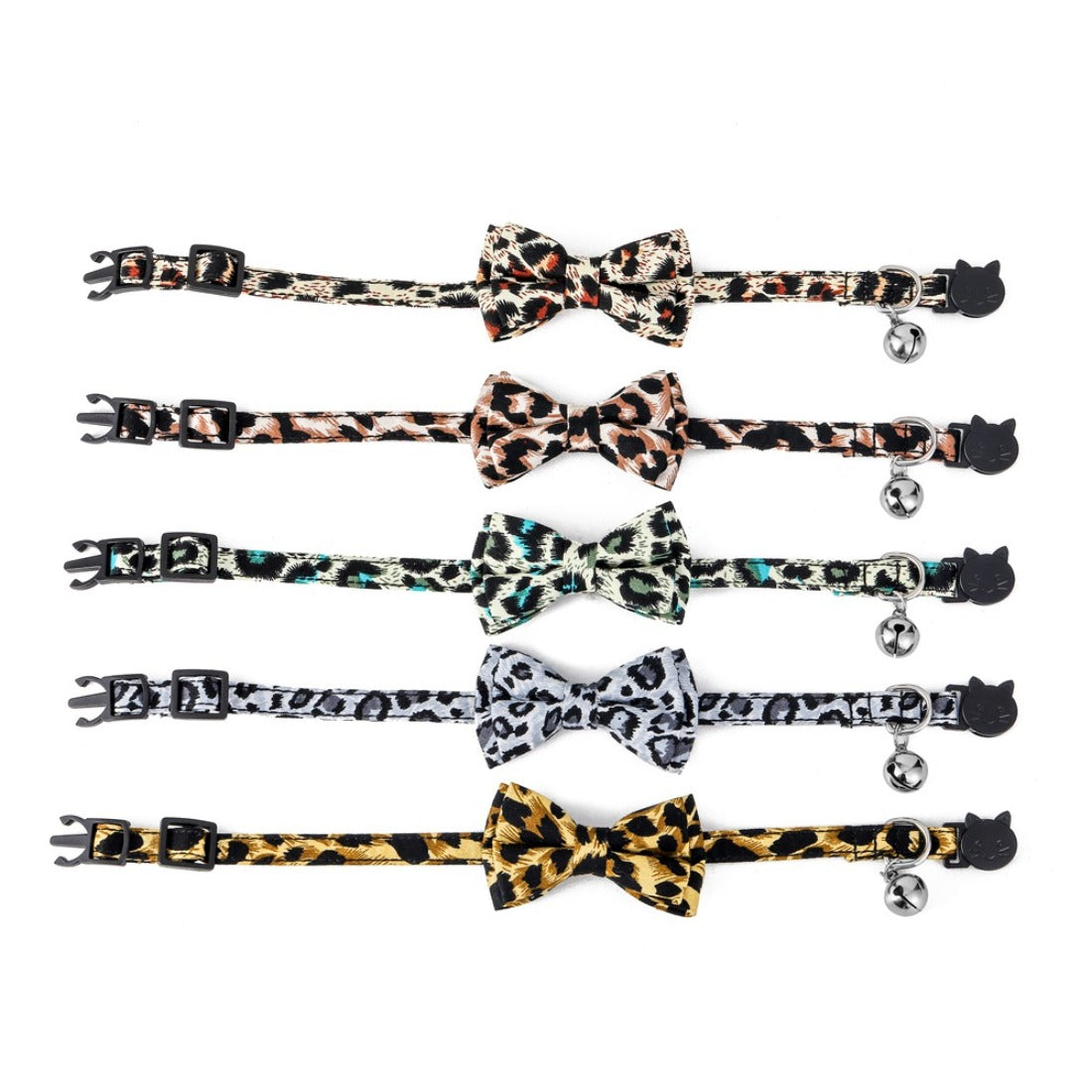 Mokka - Leopard Print Pet Bandana Collar