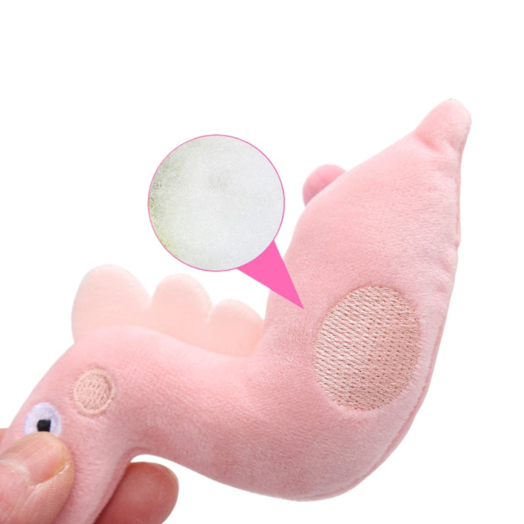 Moo - Embroidered Face Plush Cat Toy