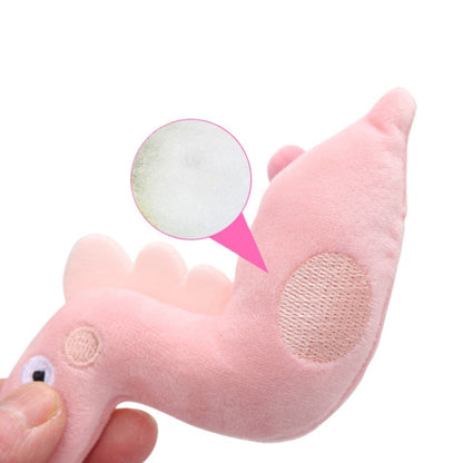 Moo - Embroidered Face Plush Cat Toy