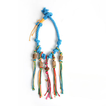 Moo - Hanging Multi-Knot Cat Activity Toy