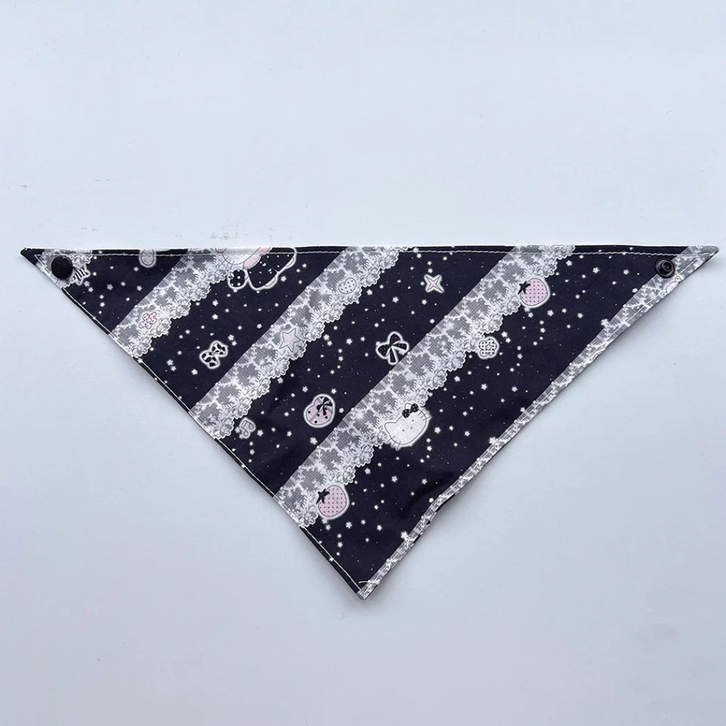 Mokka - Star Print Ruffle Pet Neckwear