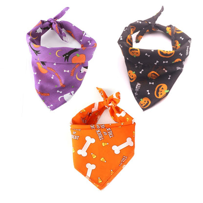 Furbud - Holiday Print Pet Triangle Bandana