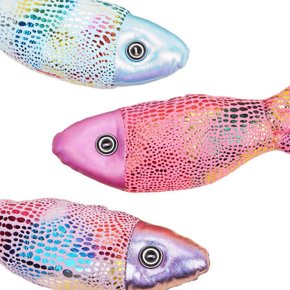 Moo - Shiny Fish Plush Cat Toy