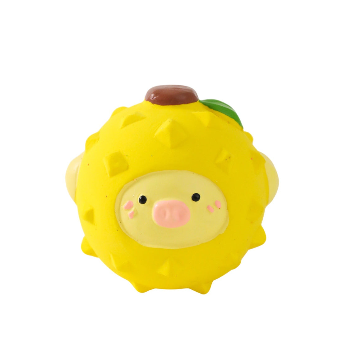 Petkin animal-shaped dog toy with visible squeaker inside