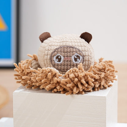 Side view of Petkin frog squeaky dog toy highlighting stitched details