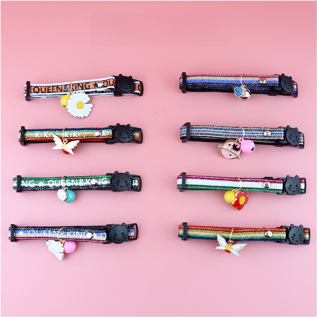 Mokka - Modern Style Colorful Striped Cat Collar