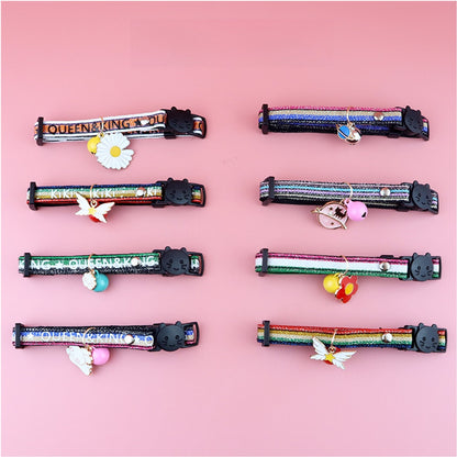Mokka - Modern Style Colorful Striped Cat Collar