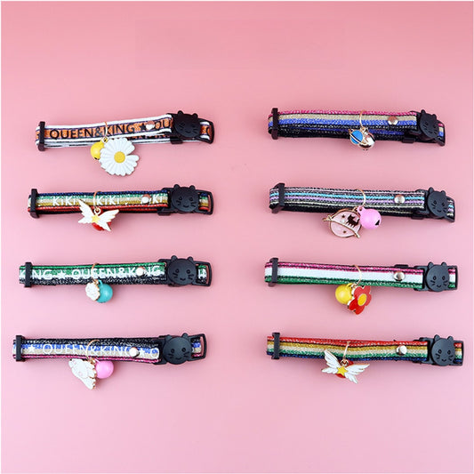 Mokka - Modern Style Colorful Striped Cat Collar