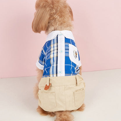 Ozzie - Dog and Cat Four-Leg Collar Pet Jumpsuit