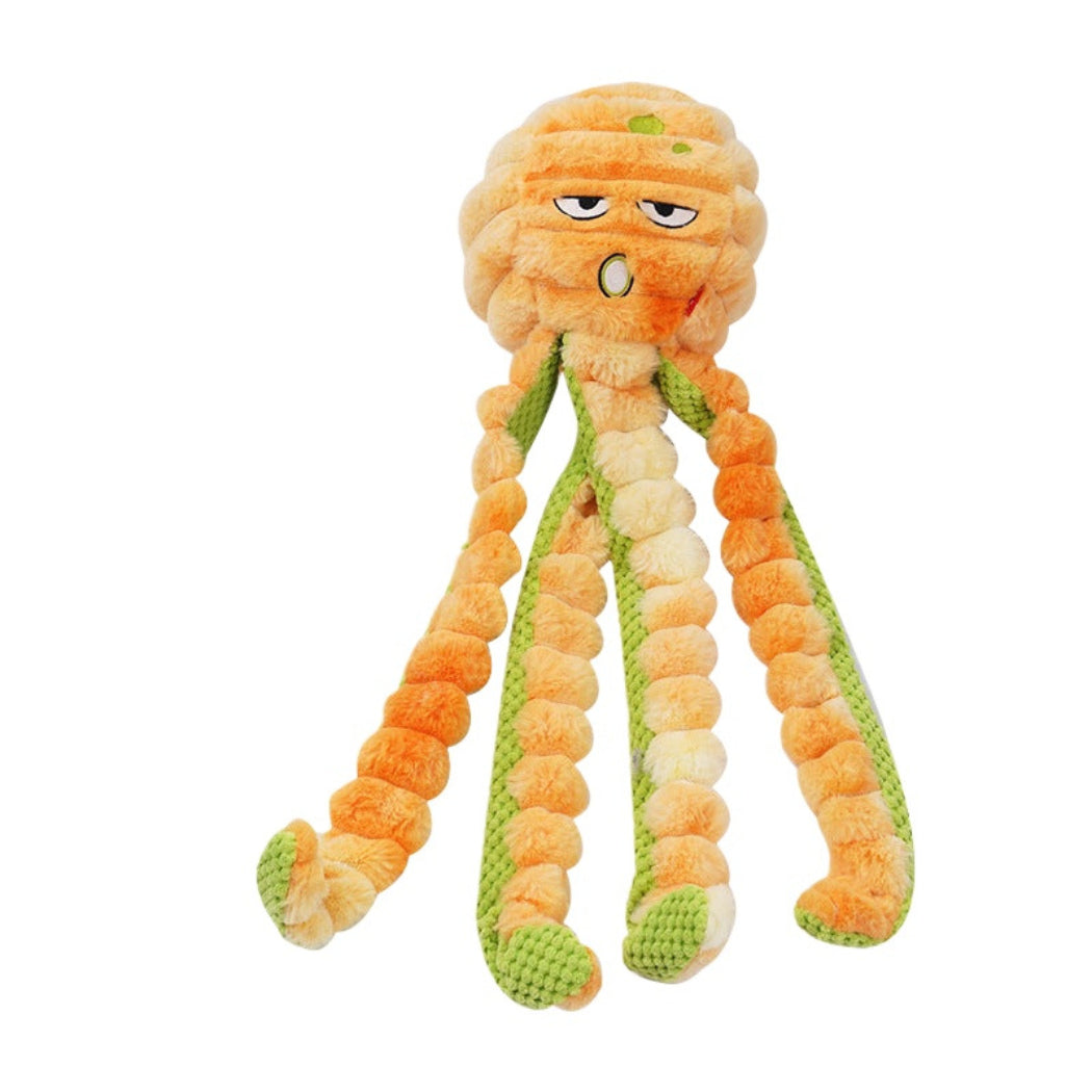 Petkin - Plush Octopus Dog Toy