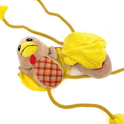 Petkin - Plush Turkey Toy Rope Tug for Dogs