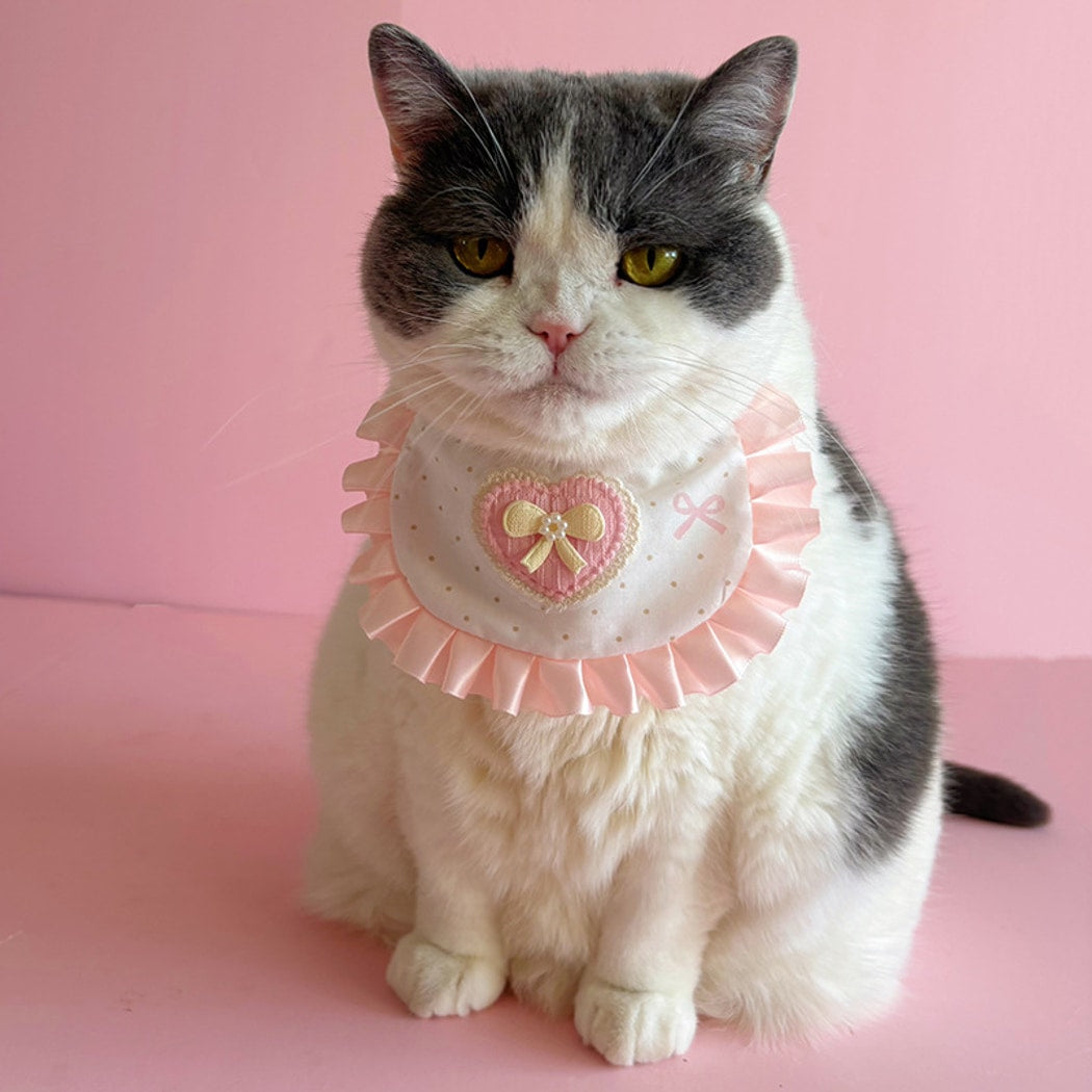 Mokka - Princess Style Tie-On Pet Bib