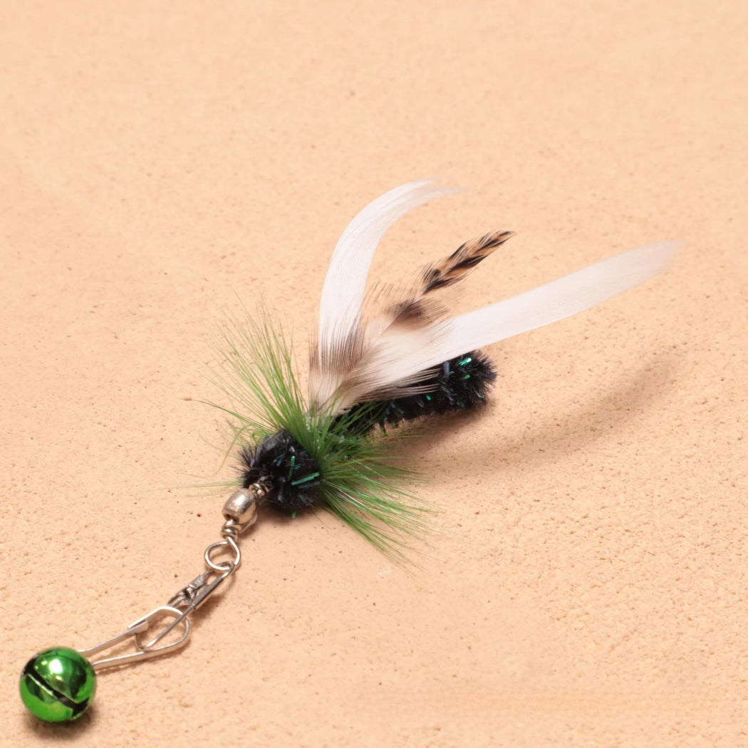 MOO Feather Bug Cat Teaser Refill Set