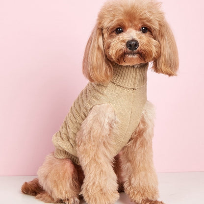 Ozzie - Dog and Cat Sweater with Ribbed Collar