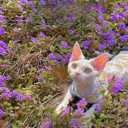 Ozzie - Lightweight Patterned Cat Apparel for Pets