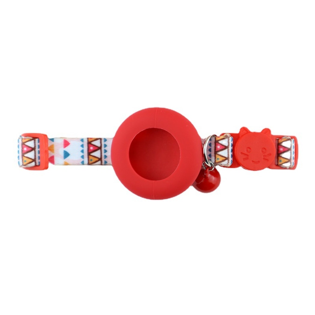 Mokka - Floral Print Cat Collar With AirTag Holder