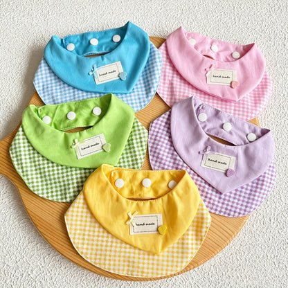 Mokka - Casual Plaid Cat and Dog Bib