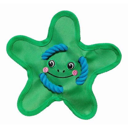 Petkin - Cartoon Face Star-Shaped Plush Dog Toy