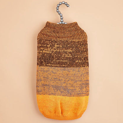 Ozzie - Striped Knit-Style Pet Pullover Dog Sweater