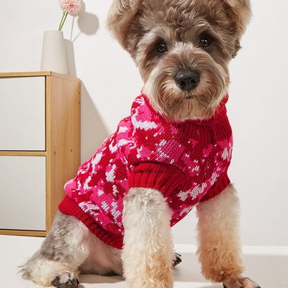 Ozzie - Camouflage Dog Sweater with Collar Pullover