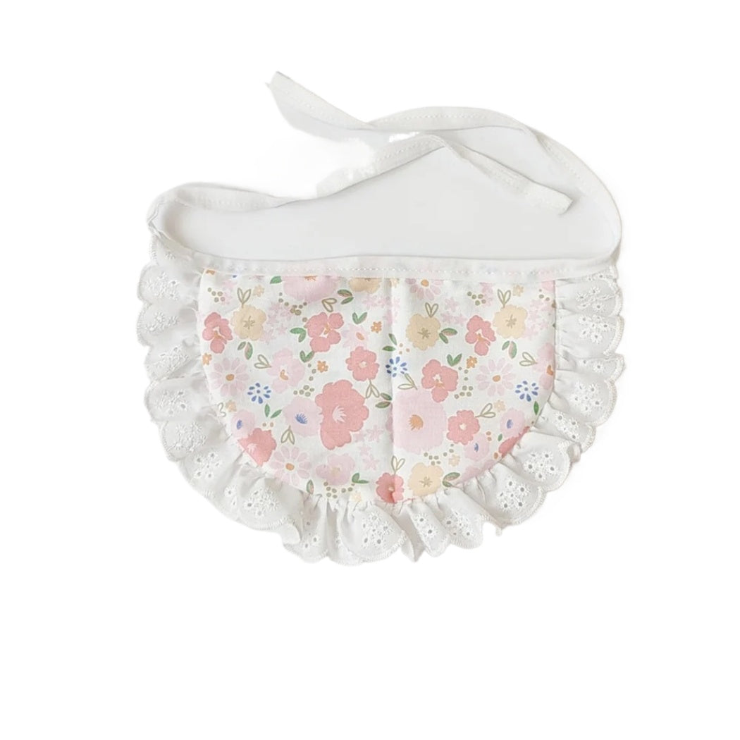 Loofie Yellow Duck Dog Bib with Lace