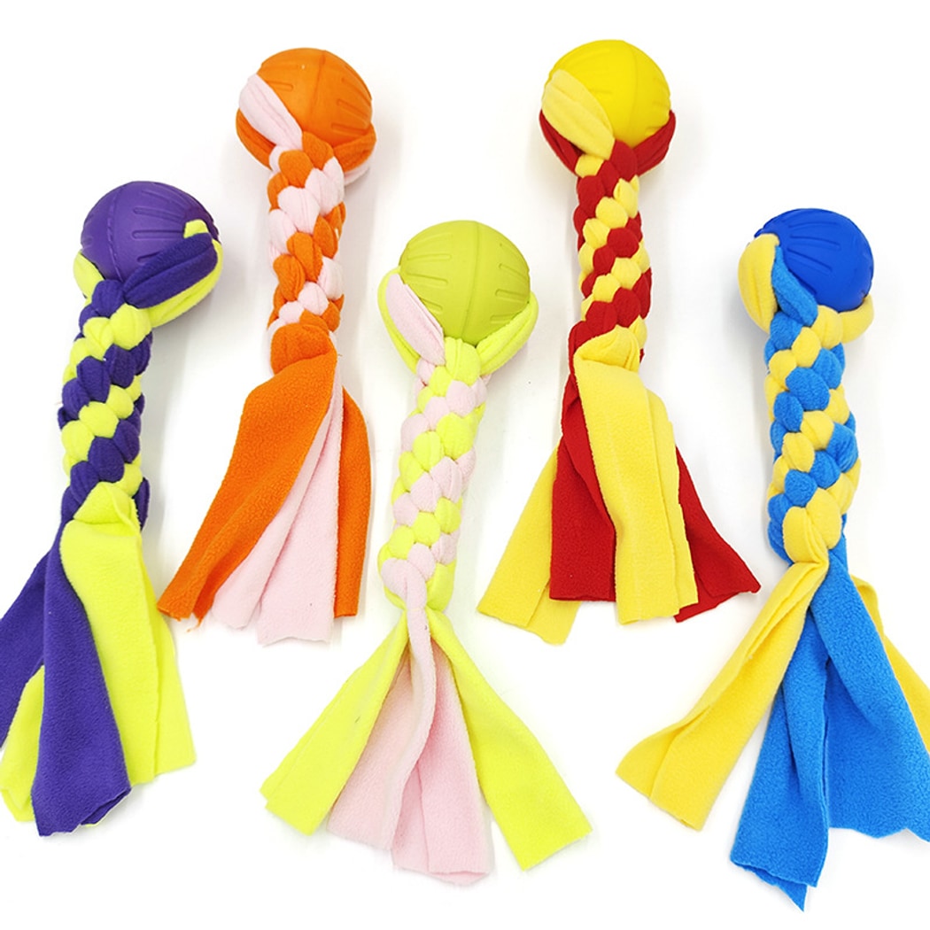 Petkin - Braided Interactive Dog Rope Toy