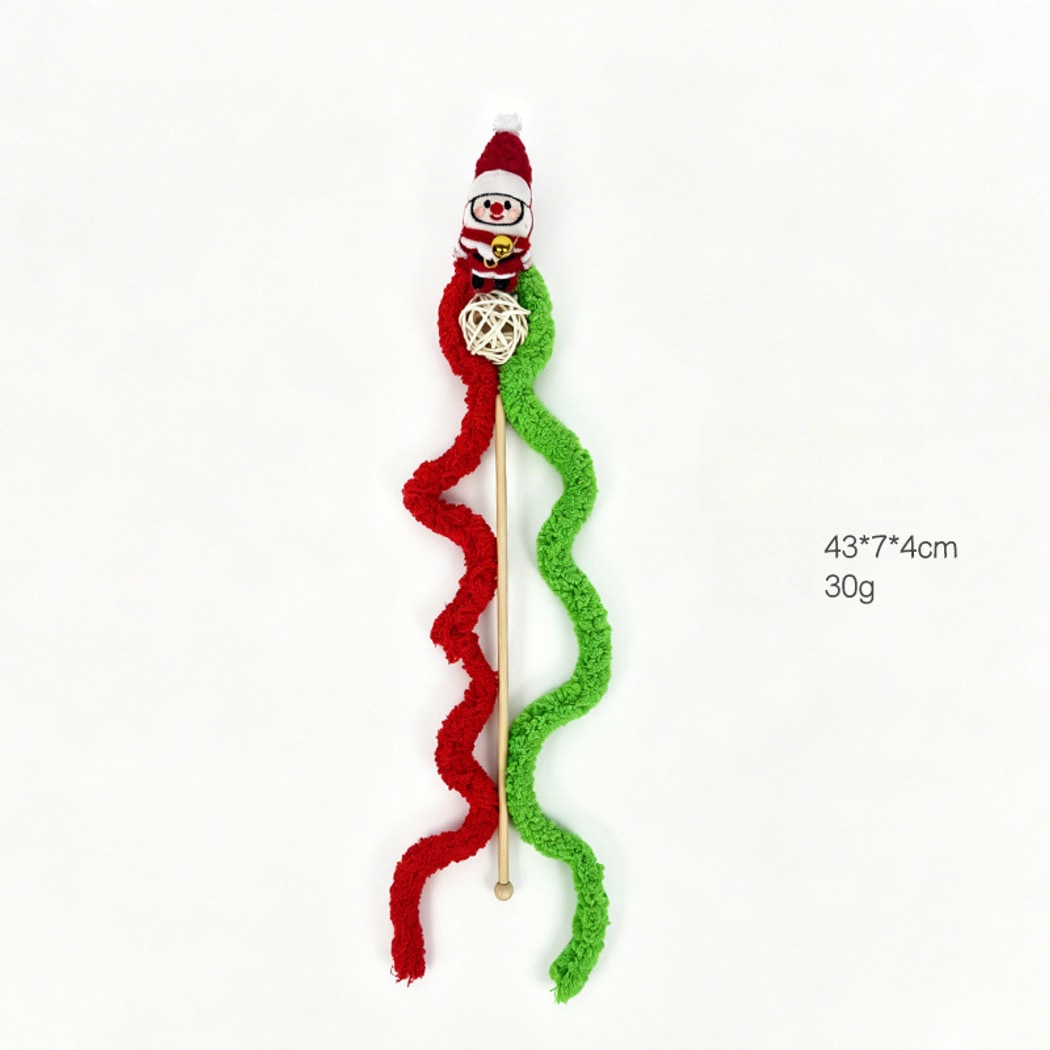 Christmoo - Christmas Character Teaser Cat Wand Toy