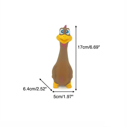 Petkin – Squeaky Duck & Chicken Dog Toys