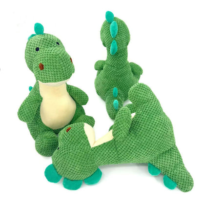 Petkin - Plush Dinosaur Dog Toy