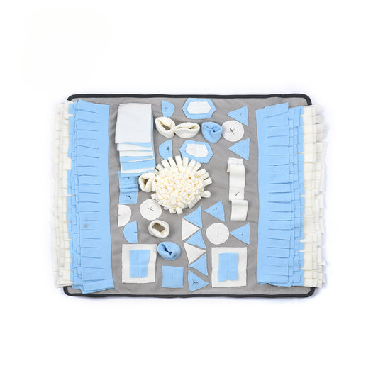 Snuffy - Blue and White Pet Snuffle Mat