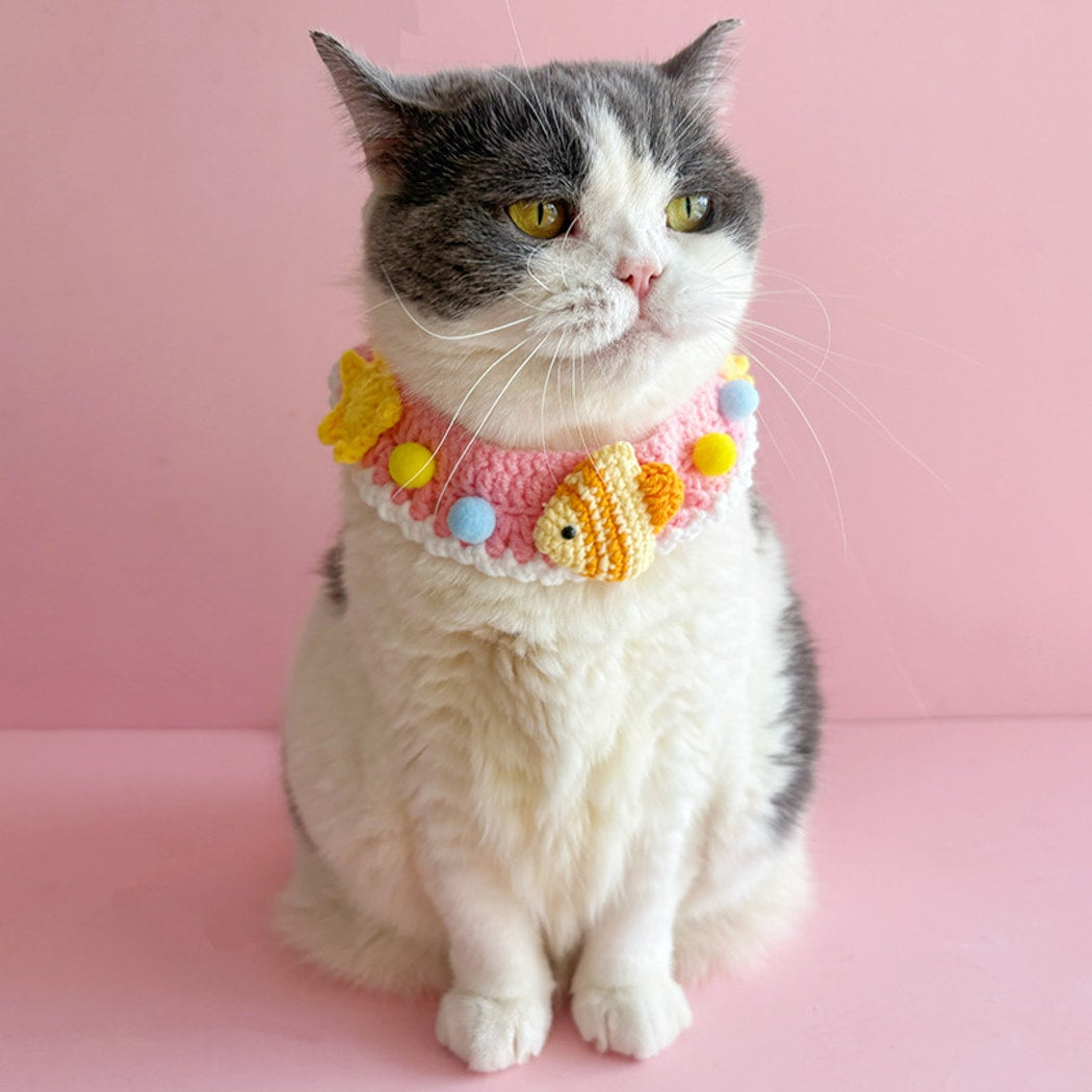 Mokka - Tropical Fish Floral Cat Collar