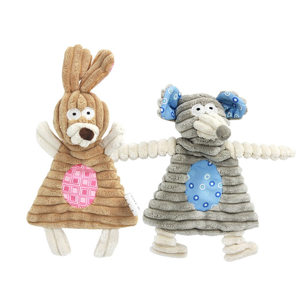 Petkin - Crinkle Animal Plush Dog Toy